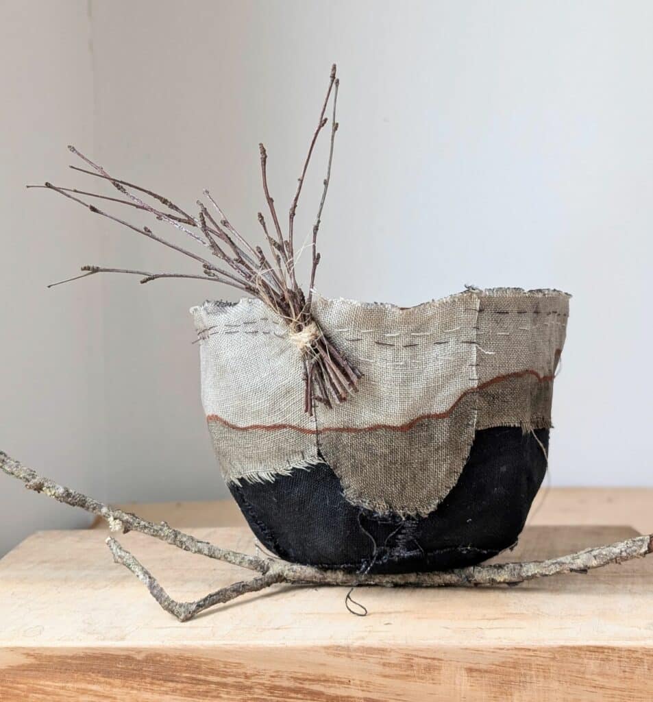 Earth Folding Textile Vessel